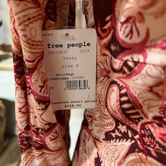 NWT Free People Ossie Vibes Mini Dress - 8 - Picture 7 of 10